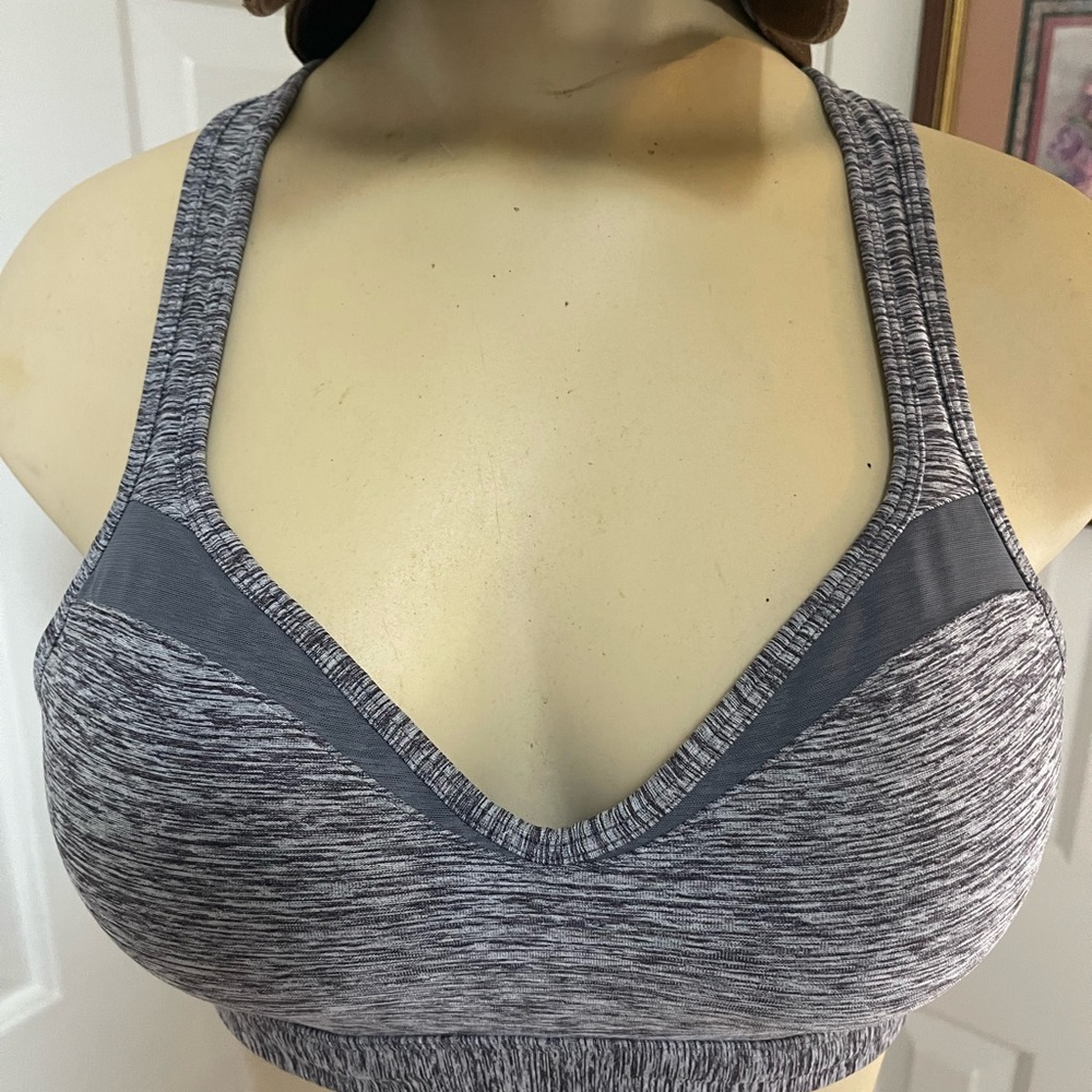 Gray Women's Sports Bra